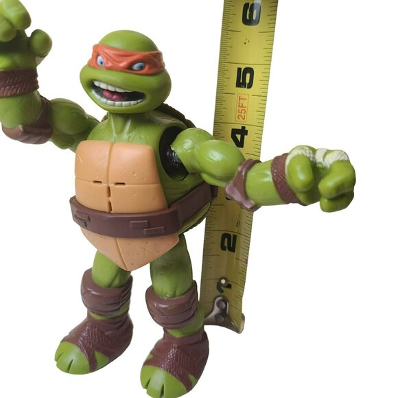 TMNT Michelangelo Action Figure Viacom Talking Toy Teenage Mutant Ninja Turtles - Picture 10 of 11